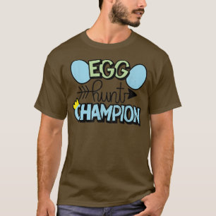 Camiseta Campeão de Caça de Ovo Coelho da Páscoa Coelhinha 