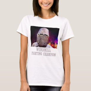 Camiseta campeão de combate de moinhos de vento