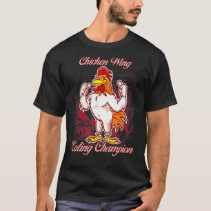 Camiseta Campeão de Comida de Galinha Sassy Sarcástico