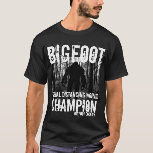 Camiseta Campeão de Distância Social de Pé Grande