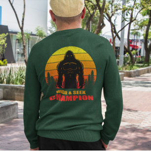 Camiseta Campeão de Esconde-Esconde do Pé Grande 