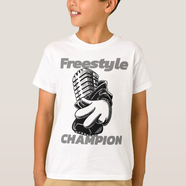Camiseta Campeão de estilo livre (Frente)
