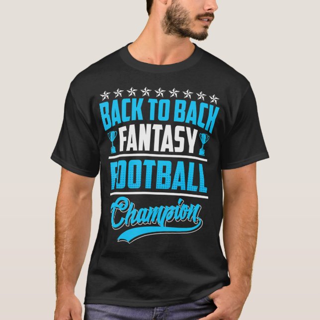 Camiseta Campeão de Futebol de Back Fantasy (Frente)