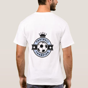 Camiseta Campeão de Futebol Desenho de Camiça Vintage Badge