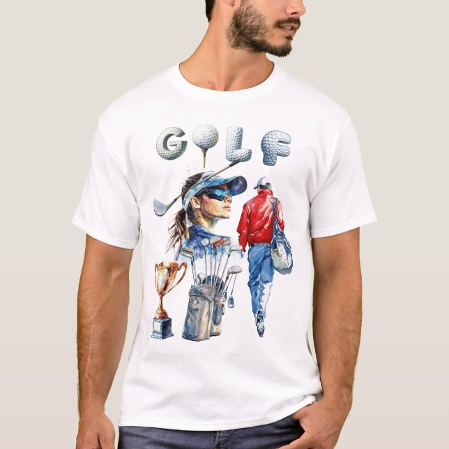 Camiseta Campeão de Golfe (Frente)