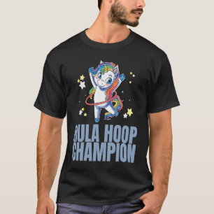 Camiseta Campeão de Hula Hoop Dança Treino Exercício Hooper