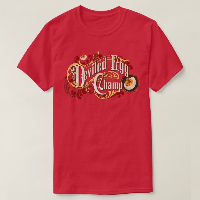Camiseta Campeão de Ovos Devolvidos Engraçado Janto de Ação (Frente do Design)