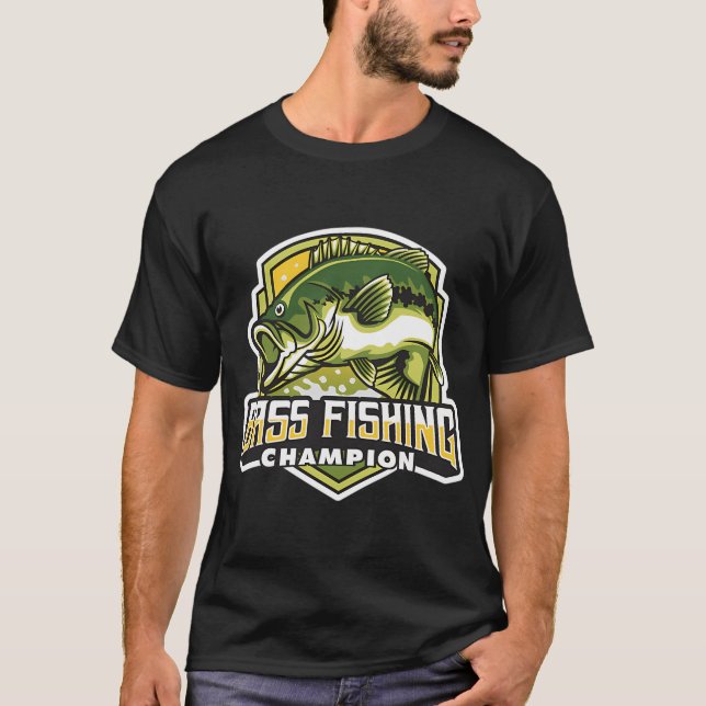 Camiseta Campeão de Pesca de Robalo (Frente)