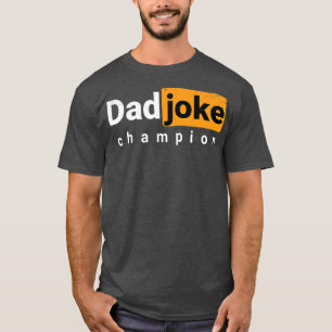 Camiseta Campeão de Piada de Pai Masculino Dia dos Pais Div