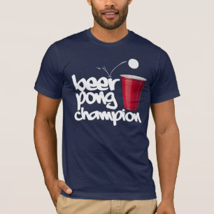 Camiseta CAMPEÃO de Pong da CERVEJA