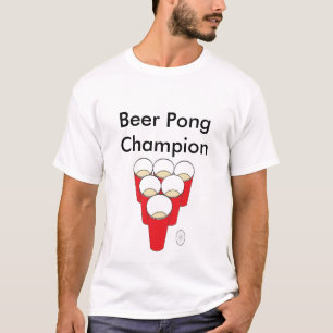 Camiseta Campeão de Pong da cerveja