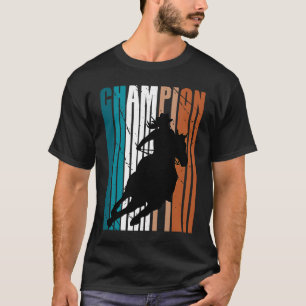 Camiseta Campeão De Rodeio Retro Que Coloca Hata No Sul Do