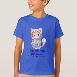 Camiseta Campeão de Soneca de Gato Fofinho Também