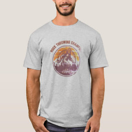 Camiseta campeão de T-Shirt do campeão de lança-pedras