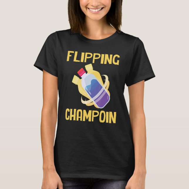 Camiseta Campeão de Ventilação de Garrafa (Frente)