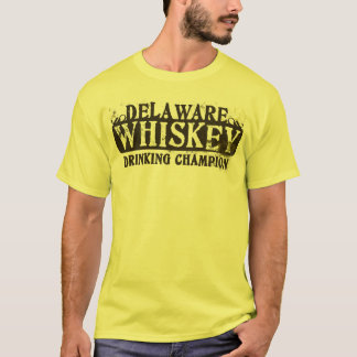 Camiseta Campeão do bebendo do uísque de Delaware
