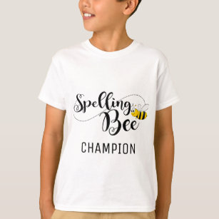 Camiseta campeão do concurso de ortografia