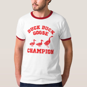 Camiseta Campeão do ganso do pato do pato
