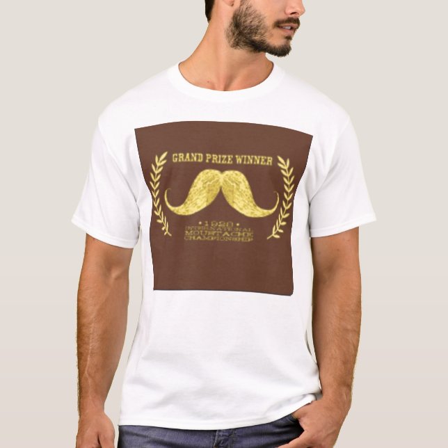 Camiseta Campeão do Moustache (Frente)