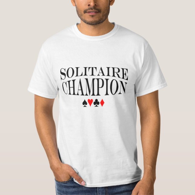 Camiseta Campeão do solitário (Frente)