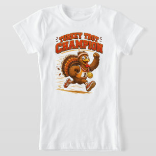 Camiseta Campeão do Turkey Trot Peru Correndo