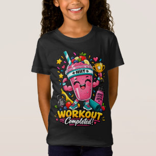 Camiseta Campeão Feliz do Smoothie HIIT Treino Concluído Ca