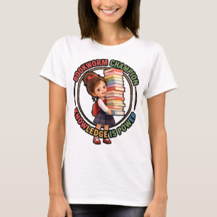 Camiseta Campeão Fura-Livros O Conhecimento é Poder