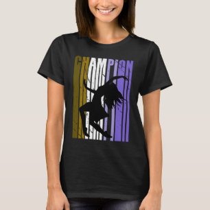 Camiseta Campeão Marrom do Concurso de Dança de Aniversário
