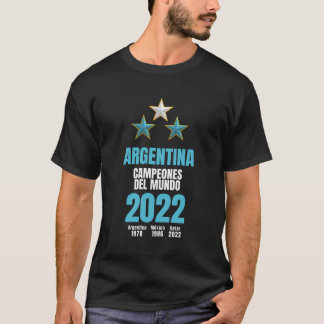 Camiseta Campeão Mundial da Argentina 2022 - Ventiladores-R