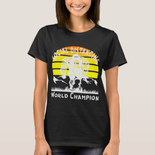 Camiseta Campeão Mundial de Distância Social #