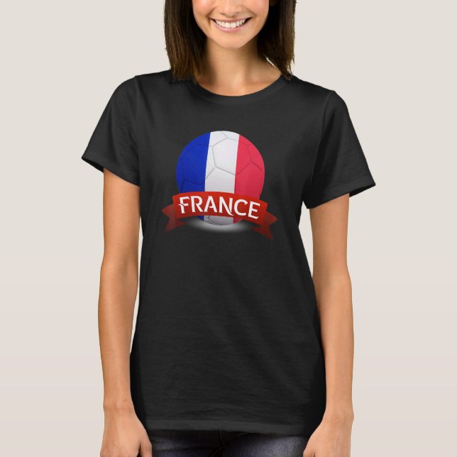 Camiseta Campeão Mundial de Futebol da seleção francesa (Frente)