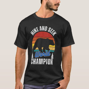 Camiseta Campeão Mundial de Hike & Seek Urso da Montanha Di