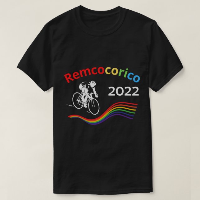 Camiseta campeão mundial de Remco Evenepoel 2002 (Frente do Design)
