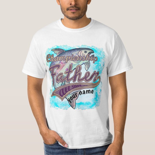 Camiseta Campeão pescador Pai (Frente)