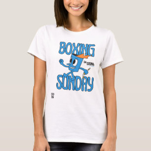 Camiseta Campeão Peso Pesado Soco Knockout de Domingo de Bo