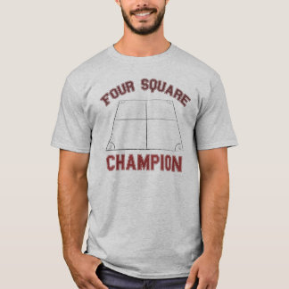 Camiseta Campeão quatro quadrado