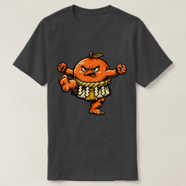 Camiseta Campeão Sumo Laranja — Yokozuna Retro Vintage 
