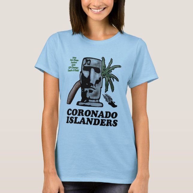 Camiseta Campeões da trilha das meninas de Coronado 2018 (Frente)