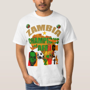 Camiseta Campeões da Zâmbia dos vencedores 2012 do copo d