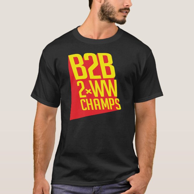 Camiseta Campeões de B2B 2xWW (Frente)
