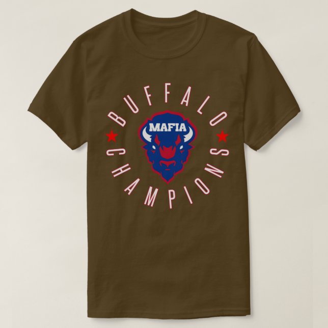 Camiseta campeões de búfalos (Frente do Design)