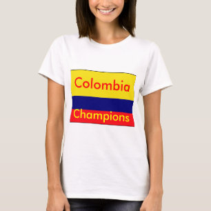 Camiseta Campeões de Colômbia