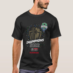 Camiseta Campeões de Sounders de Seattle 2022