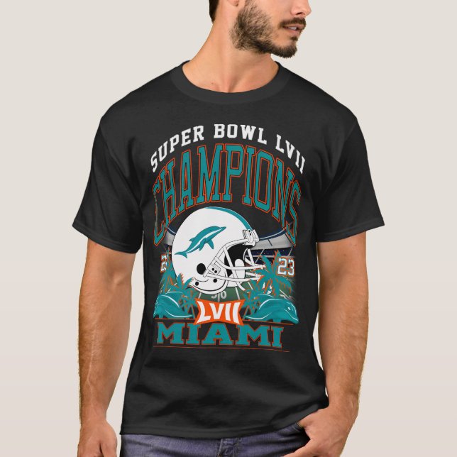 Camiseta Campeões do Super Bowl de Miami (Frente)