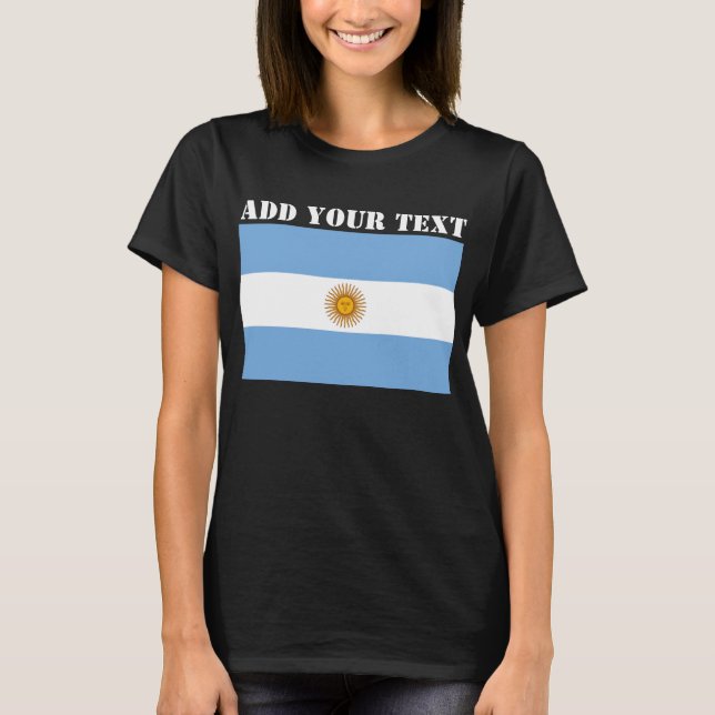 Camiseta Campeonato Argentina de Bandeira Futebol (Frente)