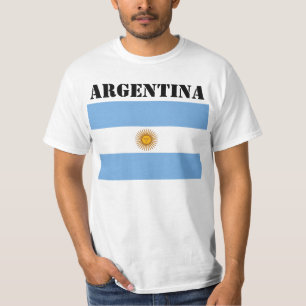 Camiseta Campeonato Argentina de Bandeira Futebol T-Shir