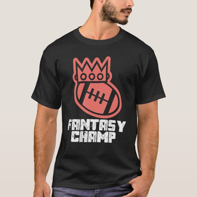 Camiseta Campeonato da Liga de Futebol da Fantasy DFS (Frente)