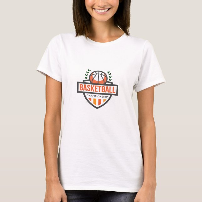 Camiseta Campeonato de basquetebol (Frente)