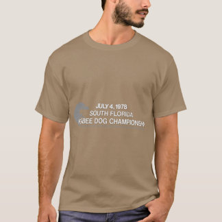 CAMISETA CAMPEONATO DE CÃES DE DISCO DA FLÓRIDA DO SUL