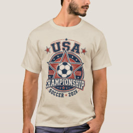 Camiseta Campeonato de Futebol dos EUA 2026 Vintage Patriót